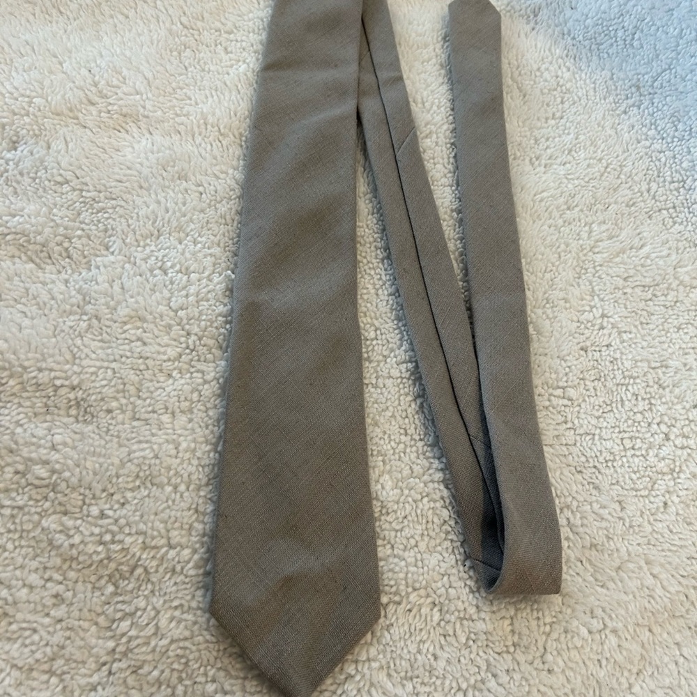 $15 sale Vintage TIE BY KETCH Gray with original price tag 0155